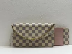 【心斎橋店】現行　ルイヴィトン　ポシェットフェリシー　アズール　ショルダーバッグ