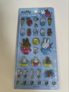 ボンボンドロップシール ミッフィー 韓国版 ブルー