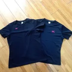 Mizuno 黒 Tシャツ 2枚セット