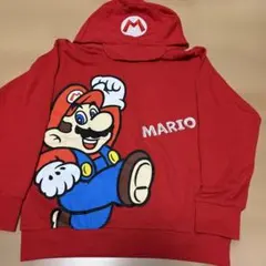 最終お値下げ スーパーマリオ パーカー 140cm 裏起毛 バンダイ