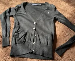 Ralph Lauren Sport ダークグレー カーディガン