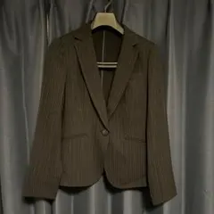 ブラックストライプ テーラードジャケット