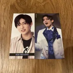 SnowMan目黒蓮 厚紙 デタカセット