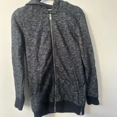 ZARA MAN フルジップパーカー ブラック/グレー Sサイズ