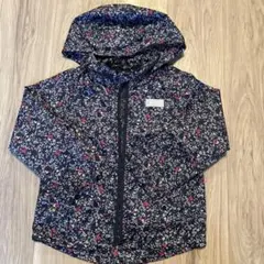 ウィンドブレーカー　ネイビー花柄ジャケット