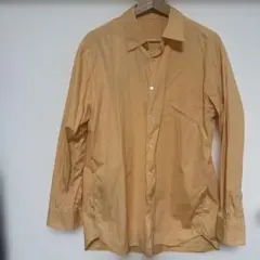 菜様専用 プラダ イタリア製 ストレッチ 長袖 シャツ イエロー PRADA