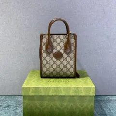 GUCCI GGスプリーム ミニトートバッグ