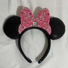 ディズニー スパンコール カチューシャ ミニー