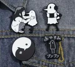 おやすみプンプン　浅野いにお　ピンバッジ　４個