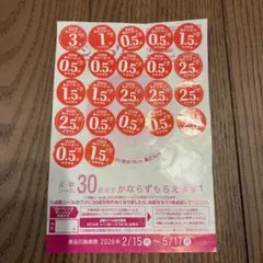 ヤマザキ　春のパンまつり　2026 30点分　シール