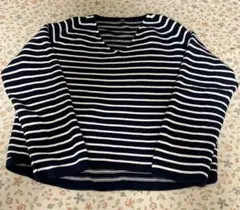 ユニクロ　3Dコットン　リラックス　Vネック　セーター