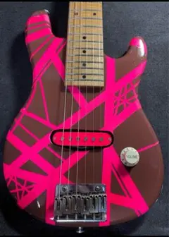 最終値下げ！photogenicのミニギターのチョコレートバンブルビー EVH.のサムネイル