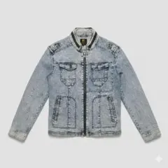 LLサイズ アイズフロンティア 作業着 デニムジャケットストレッチ 7250