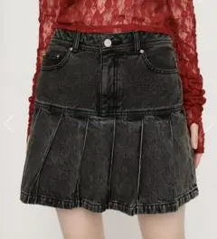 【新品】SLY J／W OVER DYE ショートスカートのサムネイル