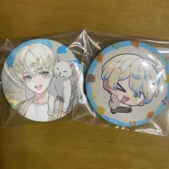 にじさんじ　まねきねこ　 コラボ　緋八マナ 缶バッジ