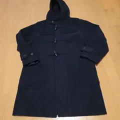 メンズネイビー ダッフルコート フード付き M ユニクロ