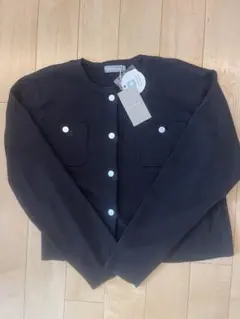 クルーショートカーディガン