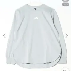 adidas ライトブルー 長袖 ロンＴ スポーツ用 ランニング用