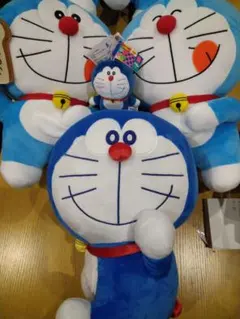 ドラえもん　４個セット　ひみつの道具BIGぬいぐるみ　ふりむきBIGぬいぐるみ他
