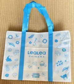 LeaLea 沖縄 イラスト ショッピングバッグ 大きめ