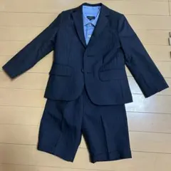 GREEN LABEL RELAXING　ネイビーストライプスーツ 110cm