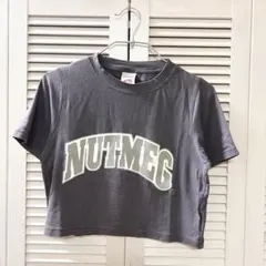 【SNIDEL】NUTMEGコラボ 半袖Tシャツ チャコールグレー　Fサイズのサムネイル