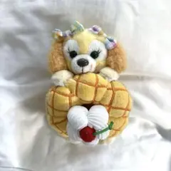 ダッフィー クッキーアン ぬいぐるみバッジ ドーナツ フィルドウィズジョイ