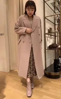 LilyBrown ビッグシルエットウールコート BEGのサムネイル