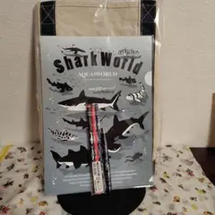 アクアワールド大洗サメグッズ クリアファイル 鉛筆3本 シャーペン トートバッグ