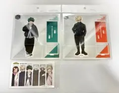 ヒロアカ ベースヤードトーキョー アクスタ 緑谷出久 爆豪勝己