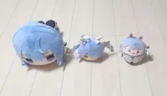 ホロライブ　星街すいせい　兎田ぺこら　寝そべりぬいぐるみ　ふわコロりんのサムネイル