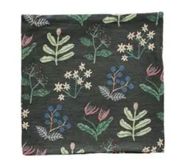 新品　松尾ミユキ　クッションカバー　フラワー 2　45×45cm　花柄