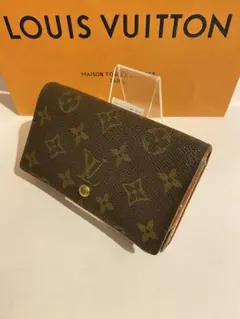 ルイヴィトン✨モノグラム✨ポルトモネビエ トレゾール✨二つ折り財布