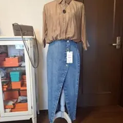 最終価格❕ZARA　デニムスカート　タグ付き新品