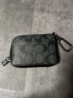 COACH シグネチャー キーケース ブラックのサムネイル