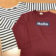 petit main 長袖Tシャツ 2枚セット　110㎝