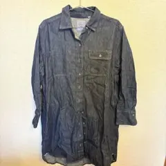 UNIQLO × JW ANDERSON デニムワンピース ロングシャツ 長袖のサムネイル