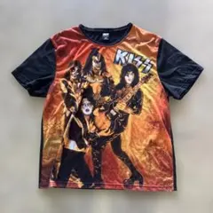 KISS バンドTシャツ 2XL オレンジ/ブラックのサムネイル