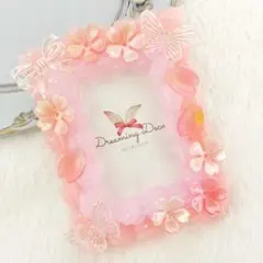 桜 春 ホイップデコ トレカケース 硬質ケース ピンク B8 推し活 ゆめかわ