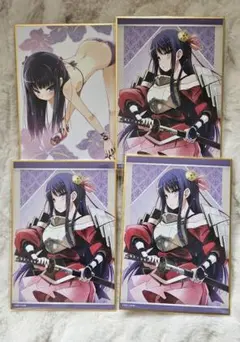 公*o様 バカとテストと召喚獣 15周年記念オンラインくじ 霧島翔子 ミニ色紙