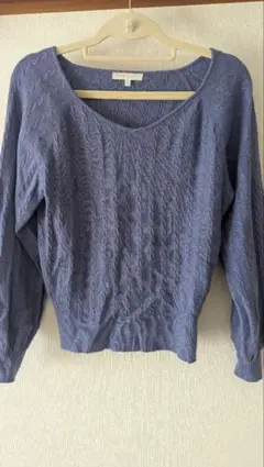 プロポーションボディドレッシング 青系ニット 美品