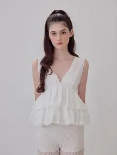 Treat ürself angel wings frill tops