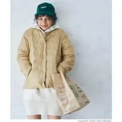 【美品】cocaライトダウン　ベージュ　Lのサムネイル