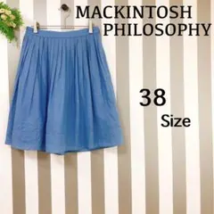 『マッキントッシュフィロソフィー』（38）＊膝丈スカート＊＊プリーツ＊綺麗め