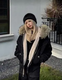 shein レディース アウター ファージャケット