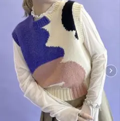 w closet ニットベスト