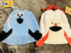 パペットスンスン コラボ ふわふわ巾着 ノンノン スンスン　サンキューマート