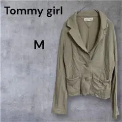 Tommy girl トミーガール　ベージュダメージジャケット