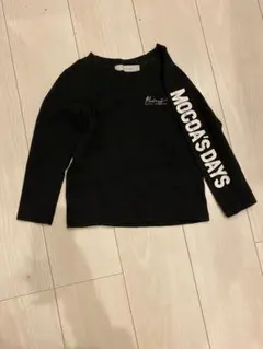 Mocoa's ブラック長袖カットソー