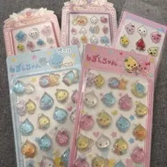 しずくちゃん　ボンボンドロップシール　アクリルシール　5枚